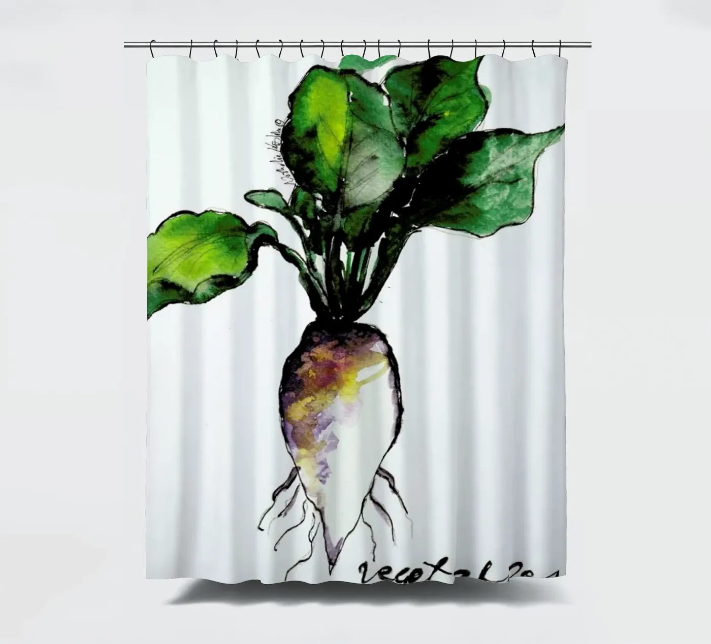 Vegetables Duschvorhang von Nathys_illustration