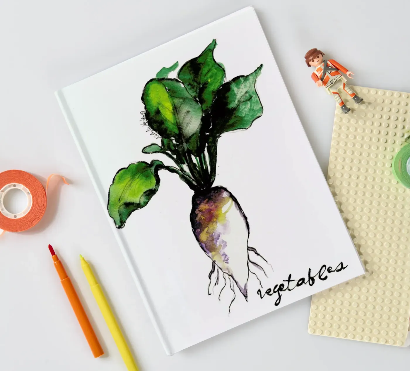Vegetables notebook by Nathys_illustration
