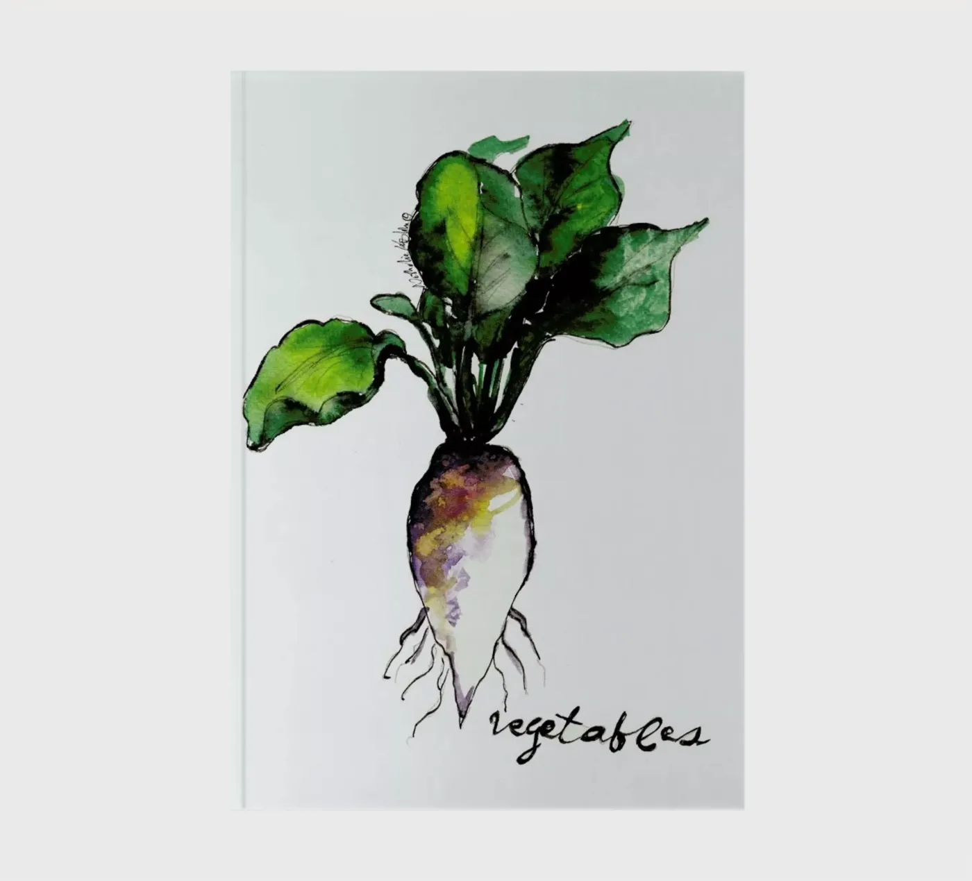Vegetables notebook by Nathys_illustration