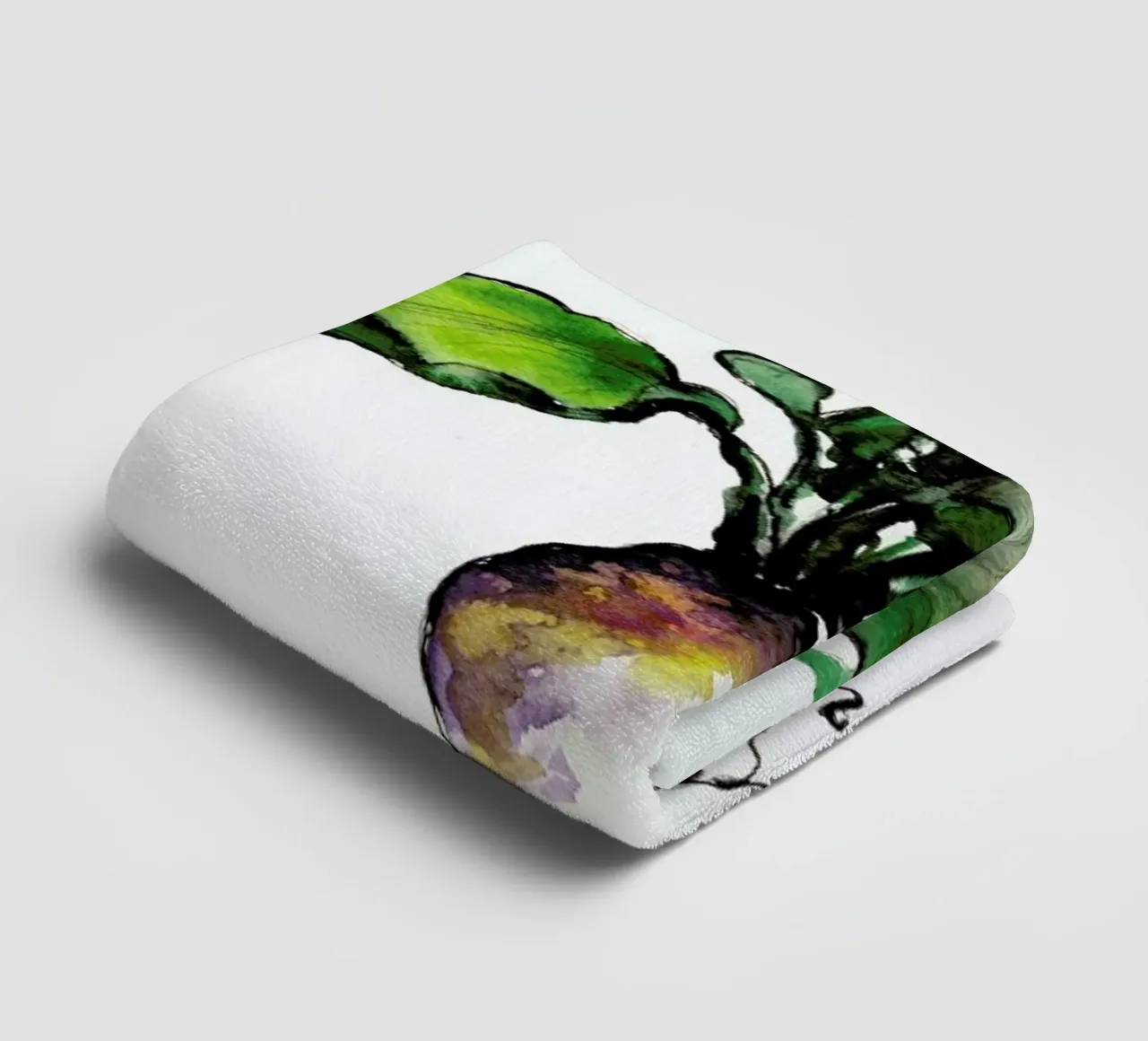 Vegetables towel by Nathys_illustration