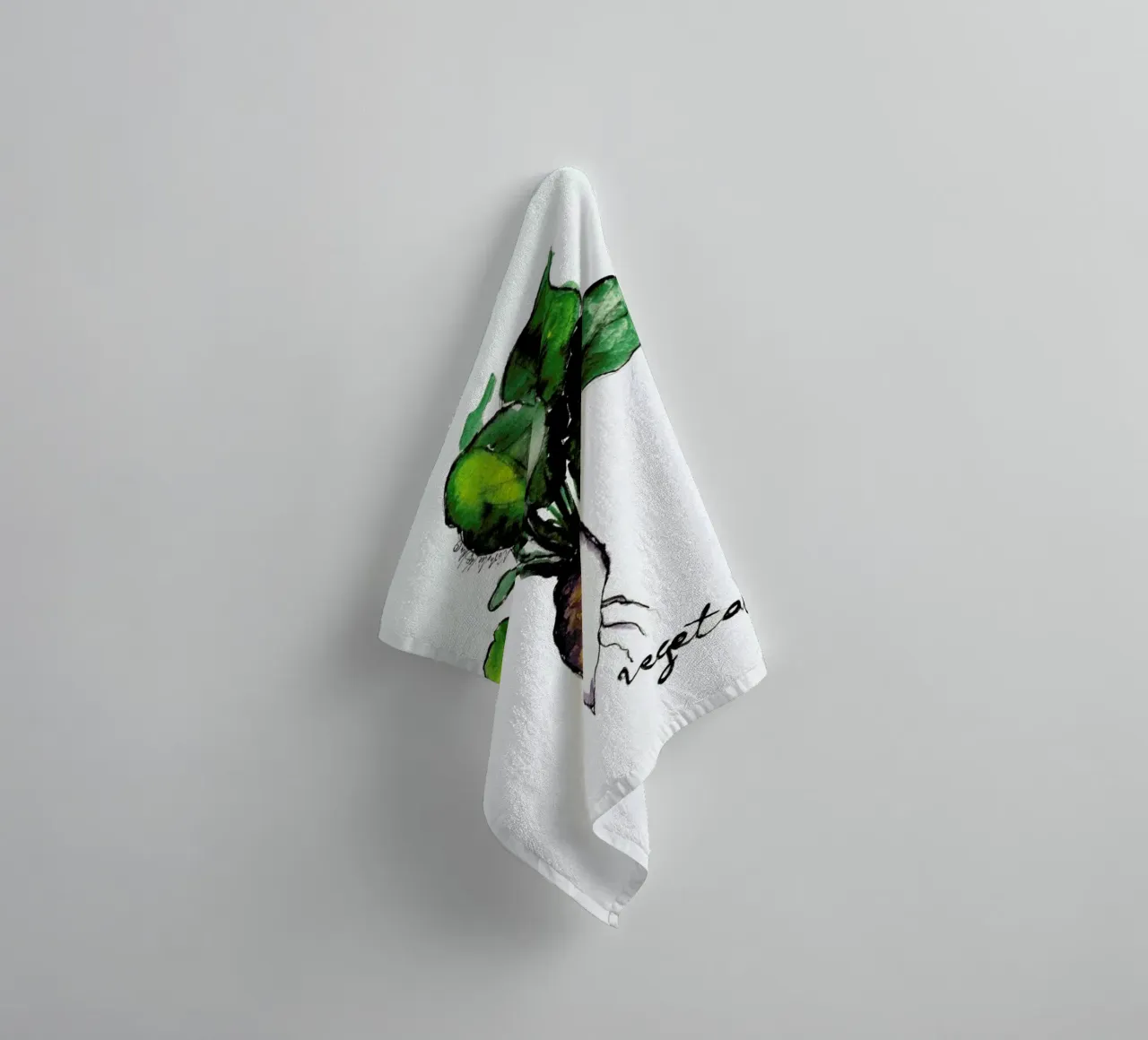 Vegetables towel by Nathys_illustration