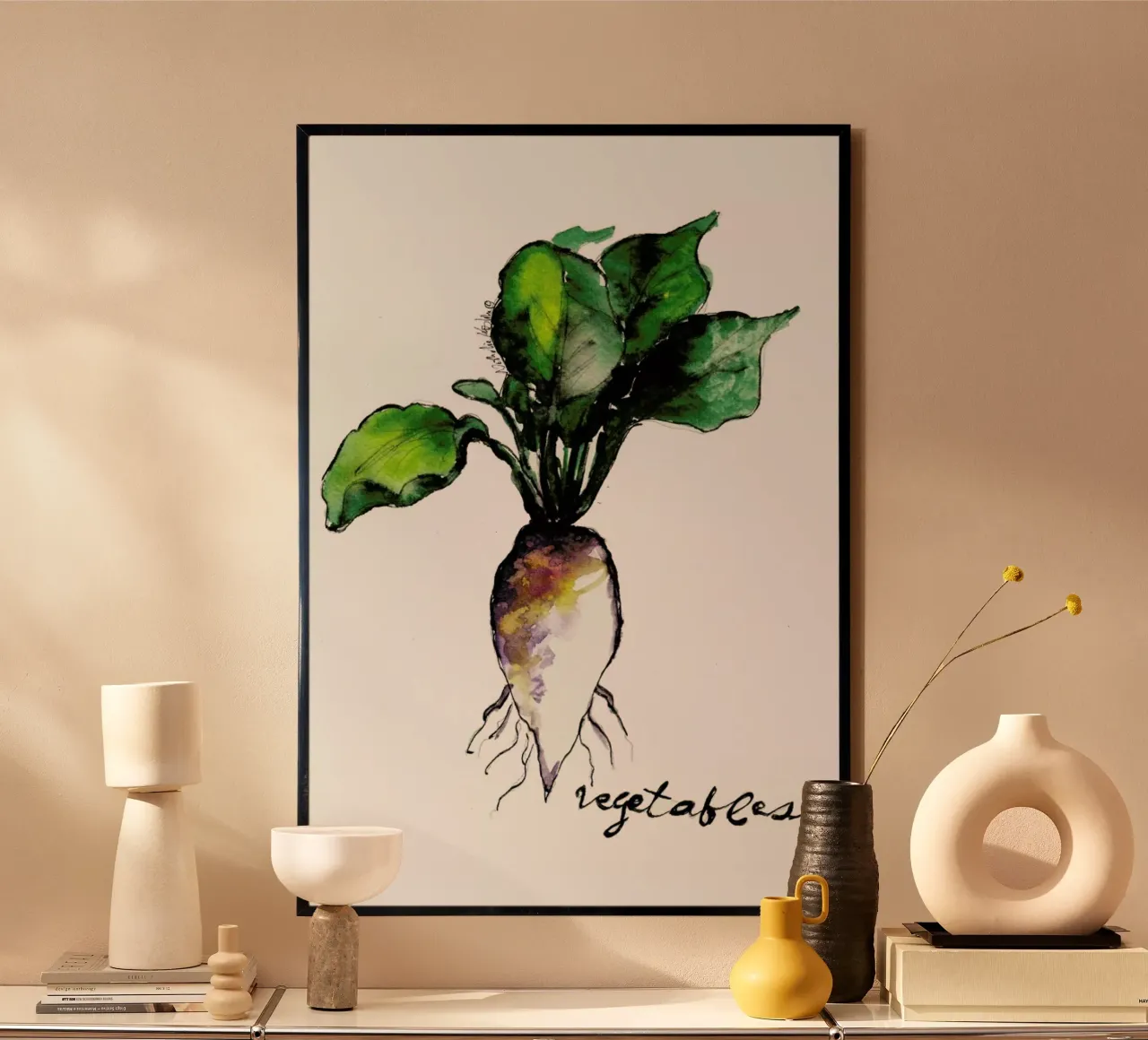 Vegetables poster van Nathys_illustration