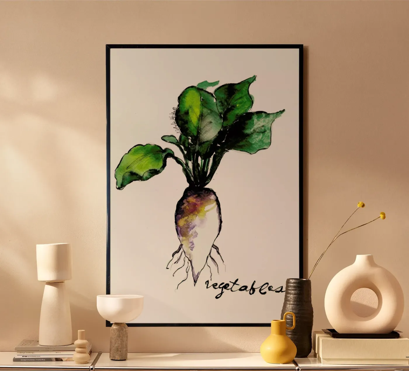 Vegetables poster by Nathys_illustration