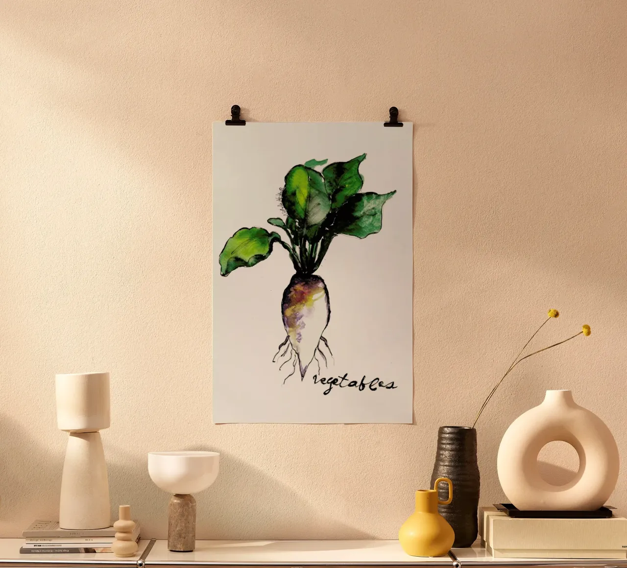 Vegetables poster van Nathys_illustration