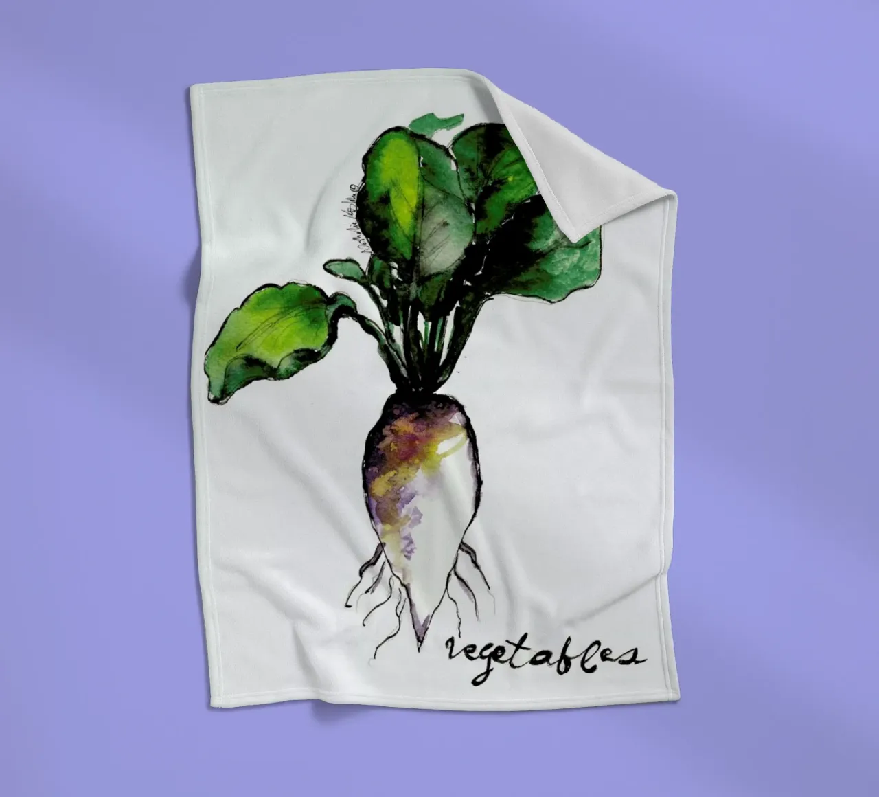 Vegetables Fleecedecke von Nathys_illustration