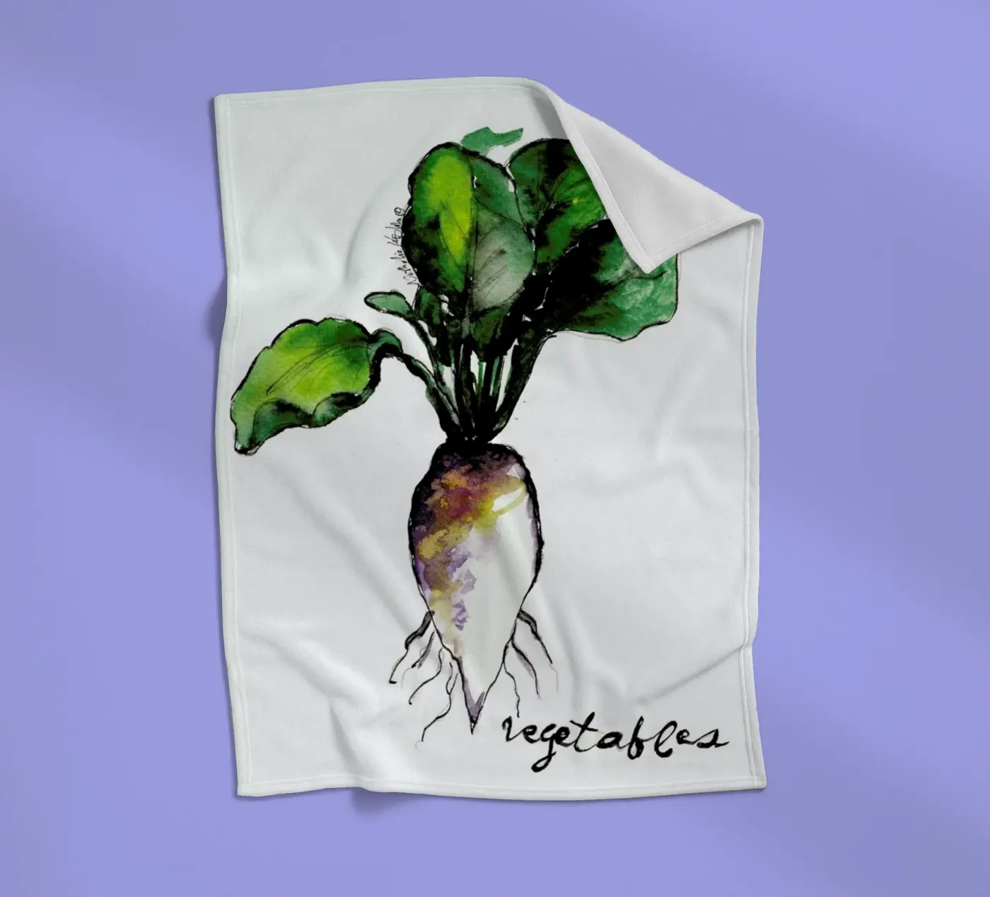 Vegetables coperta in pile da Nathys_illustration