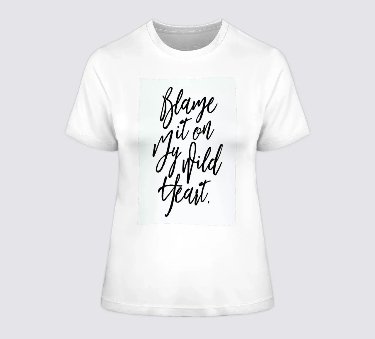 Blame It On My Wild Heart t-shirt da donna da Honeymoon Hotel