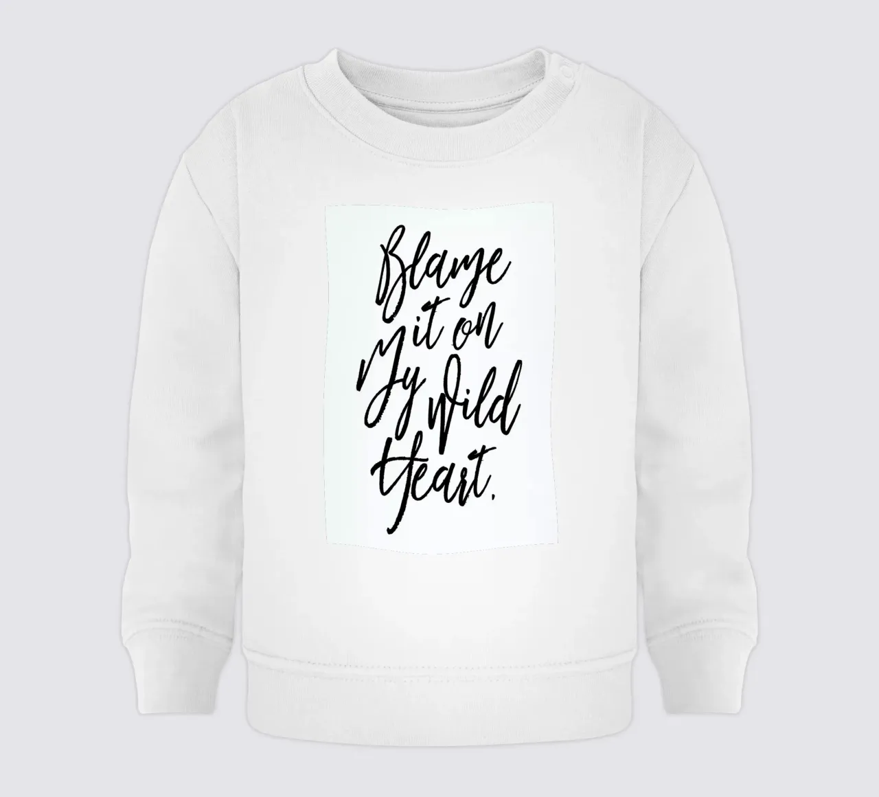 Blame It On My Wild Heart felpa neonato da Honeymoon Hotel