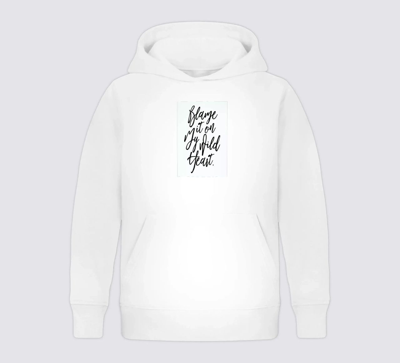 Blame It On My Wild Heart felpa bambino con cappuccio da Honeymoon Hotel