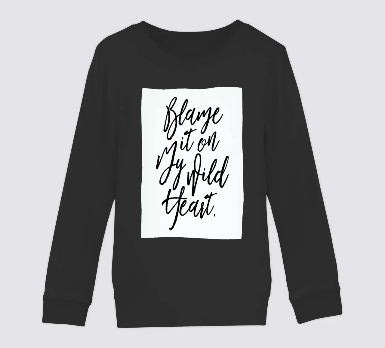 Blame It On My Wild Heart felpa bambino da Honeymoon Hotel