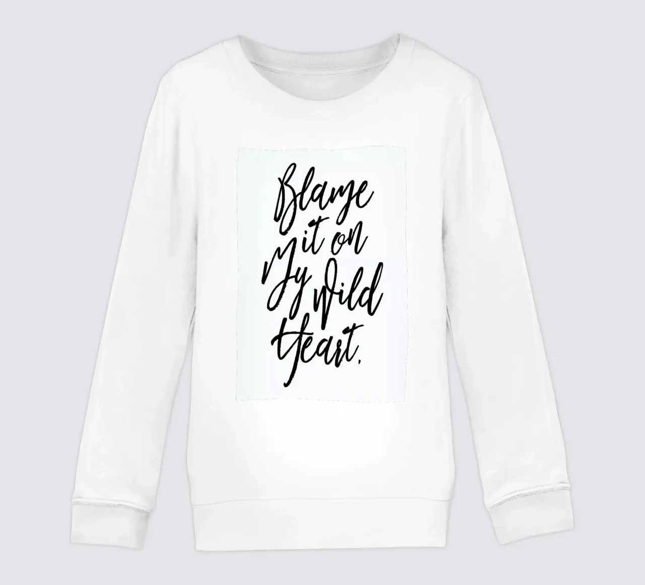 Blame It On My Wild Heart sudadera para niño de Honeymoon Hotel