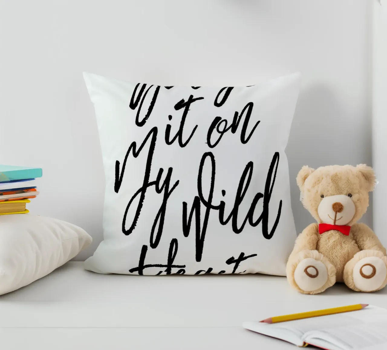 Blame It On My Wild Heart kussen van Honeymoon Hotel