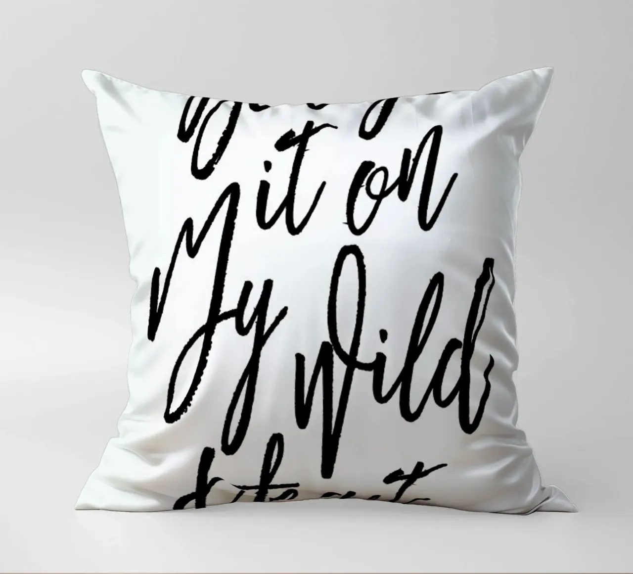 Blame It On My Wild Heart kussen van Honeymoon Hotel