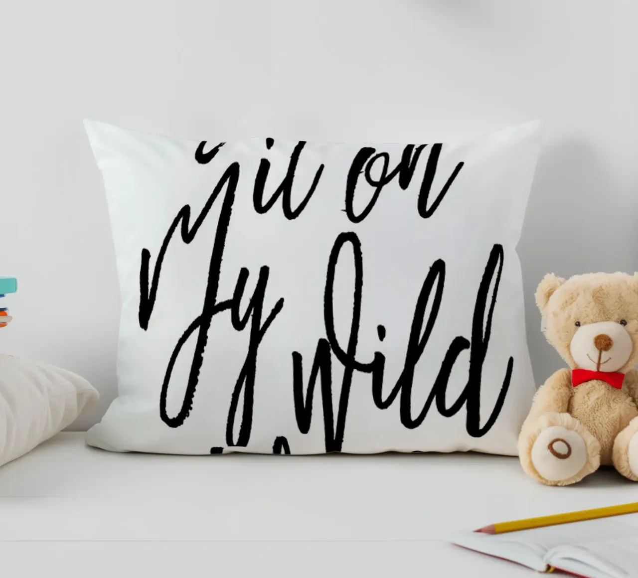 Blame It On My Wild Heart kussen van Honeymoon Hotel