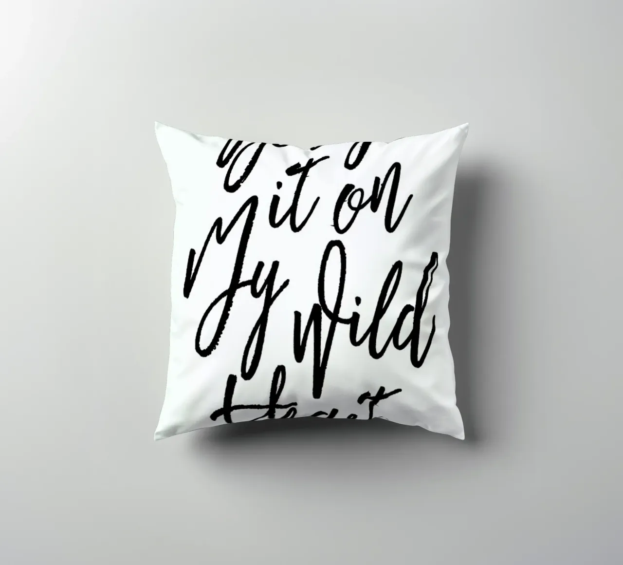 Blame It On My Wild Heart kussen van Honeymoon Hotel