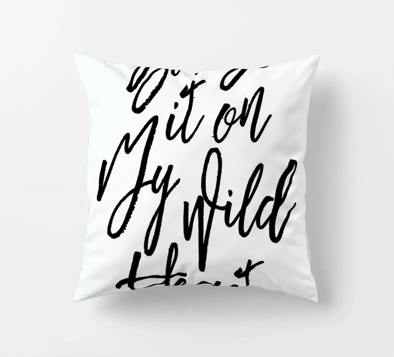 Blame It On My Wild Heart kussen van Honeymoon Hotel