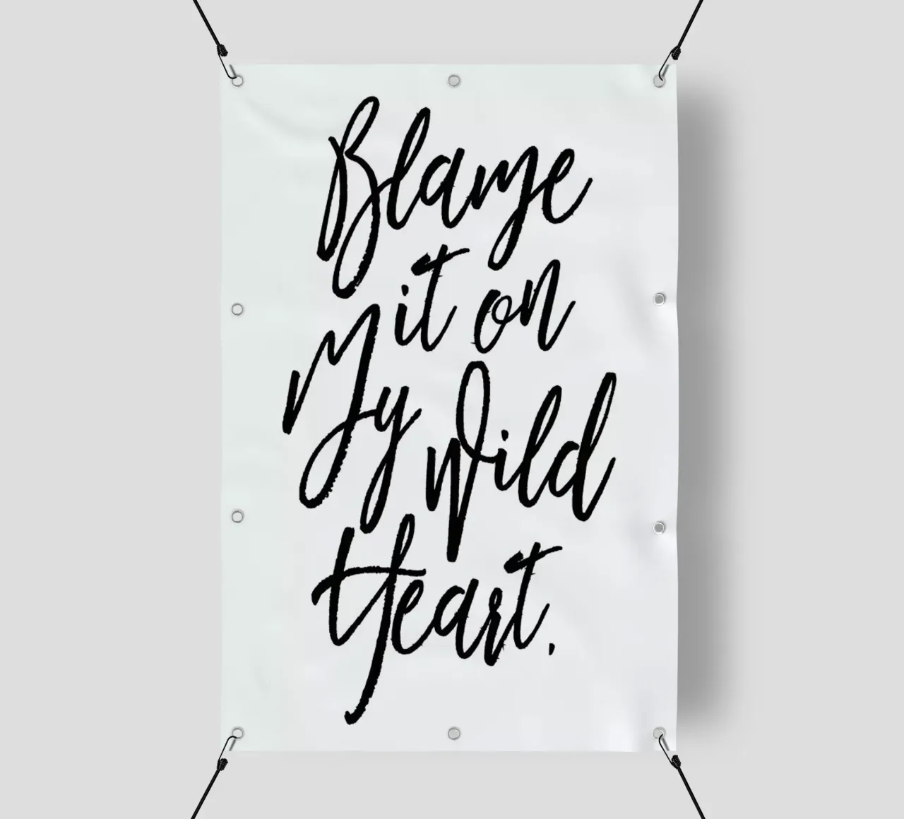 Blame It On My Wild Heart telo in pvc da Honeymoon Hotel