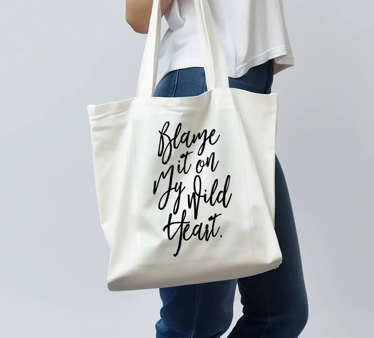 Blame It On My Wild Heart tote bag de Honeymoon Hotel