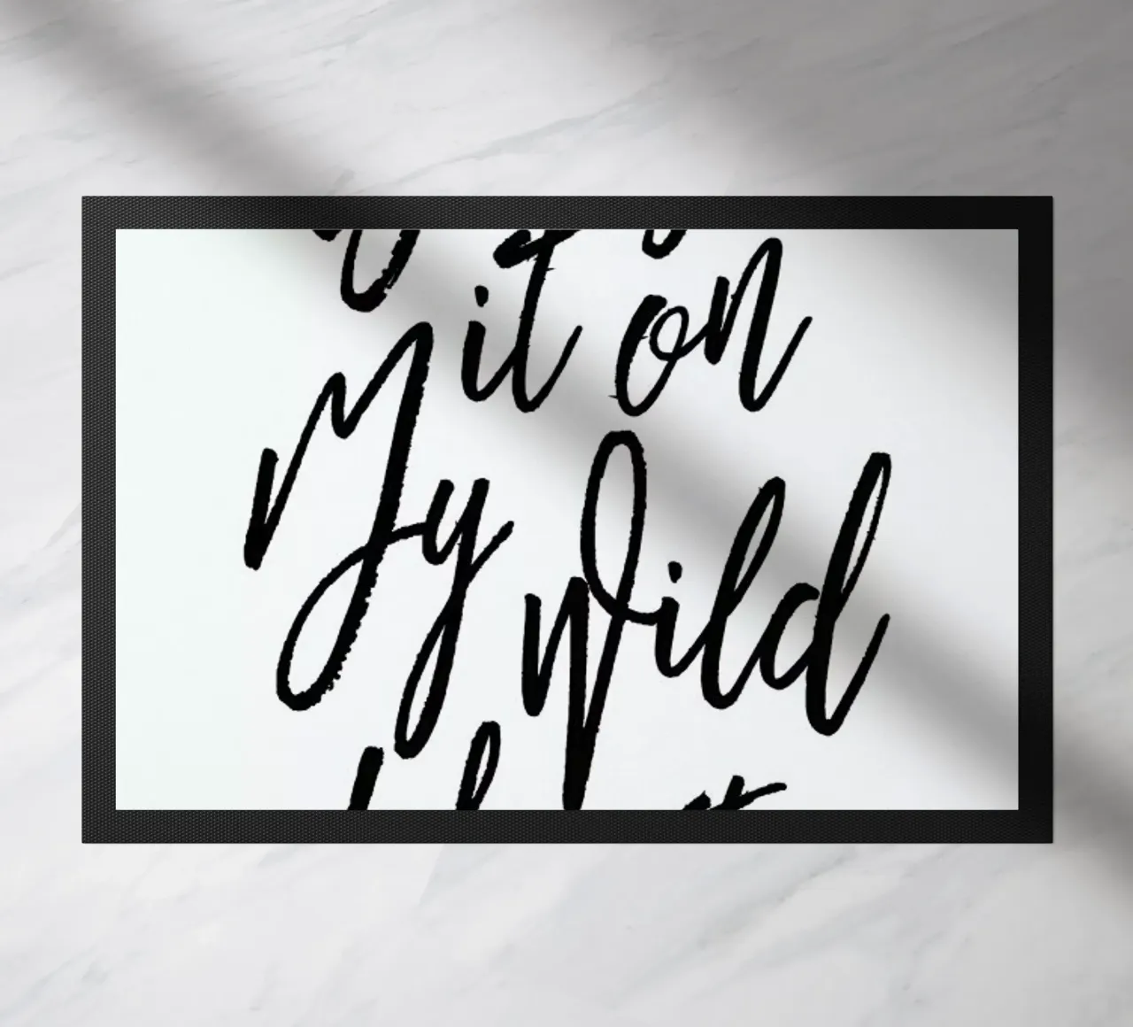 Blame It On My Wild Heart paillasson de Honeymoon Hotel