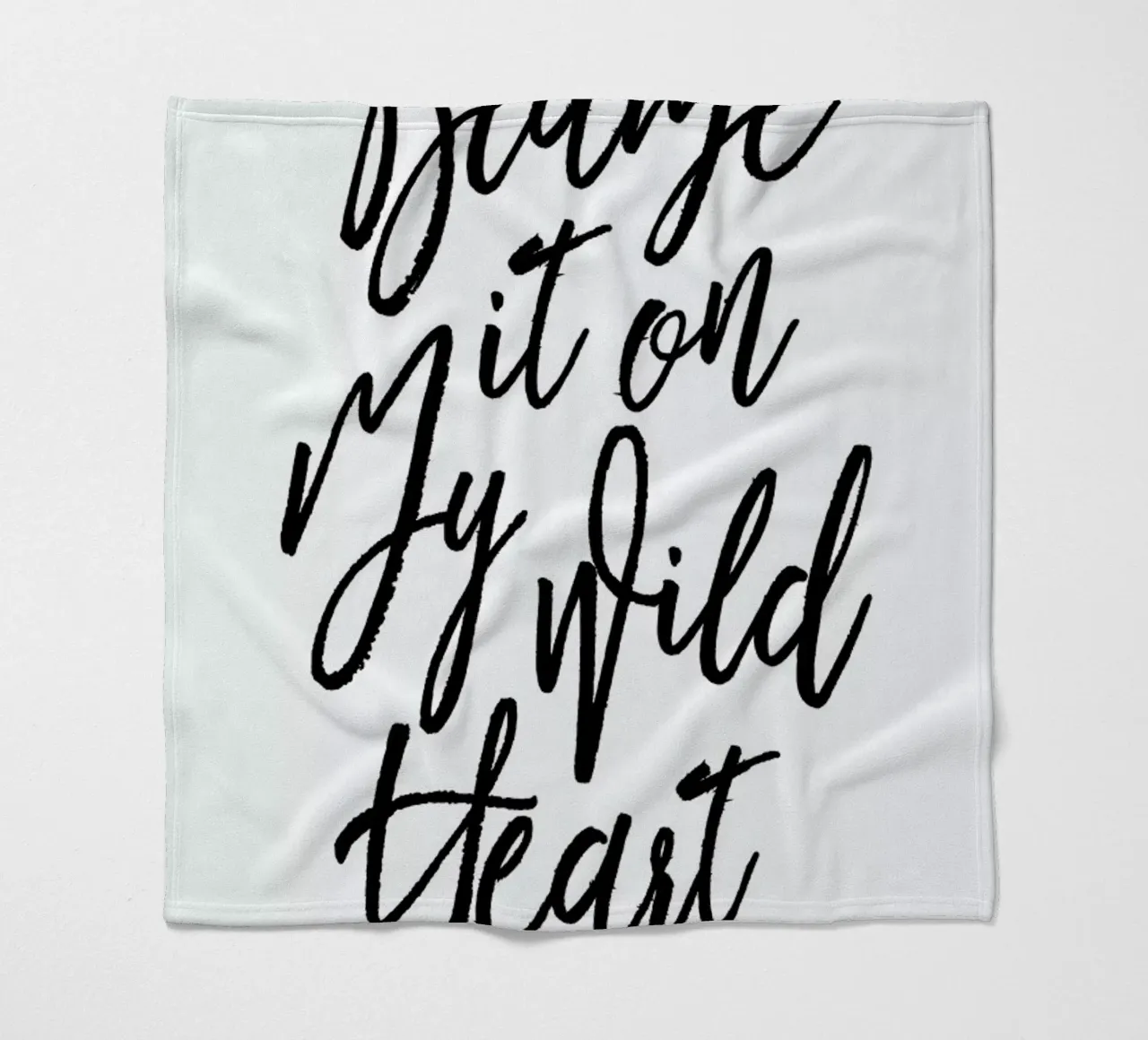 Blame It On My Wild Heart coperta in pile da Honeymoon Hotel