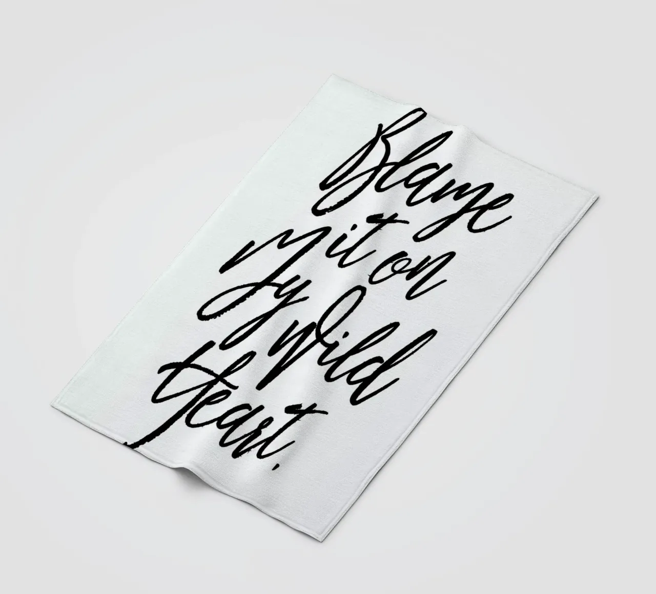 Blame It On My Wild Heart coperta in pile da Honeymoon Hotel