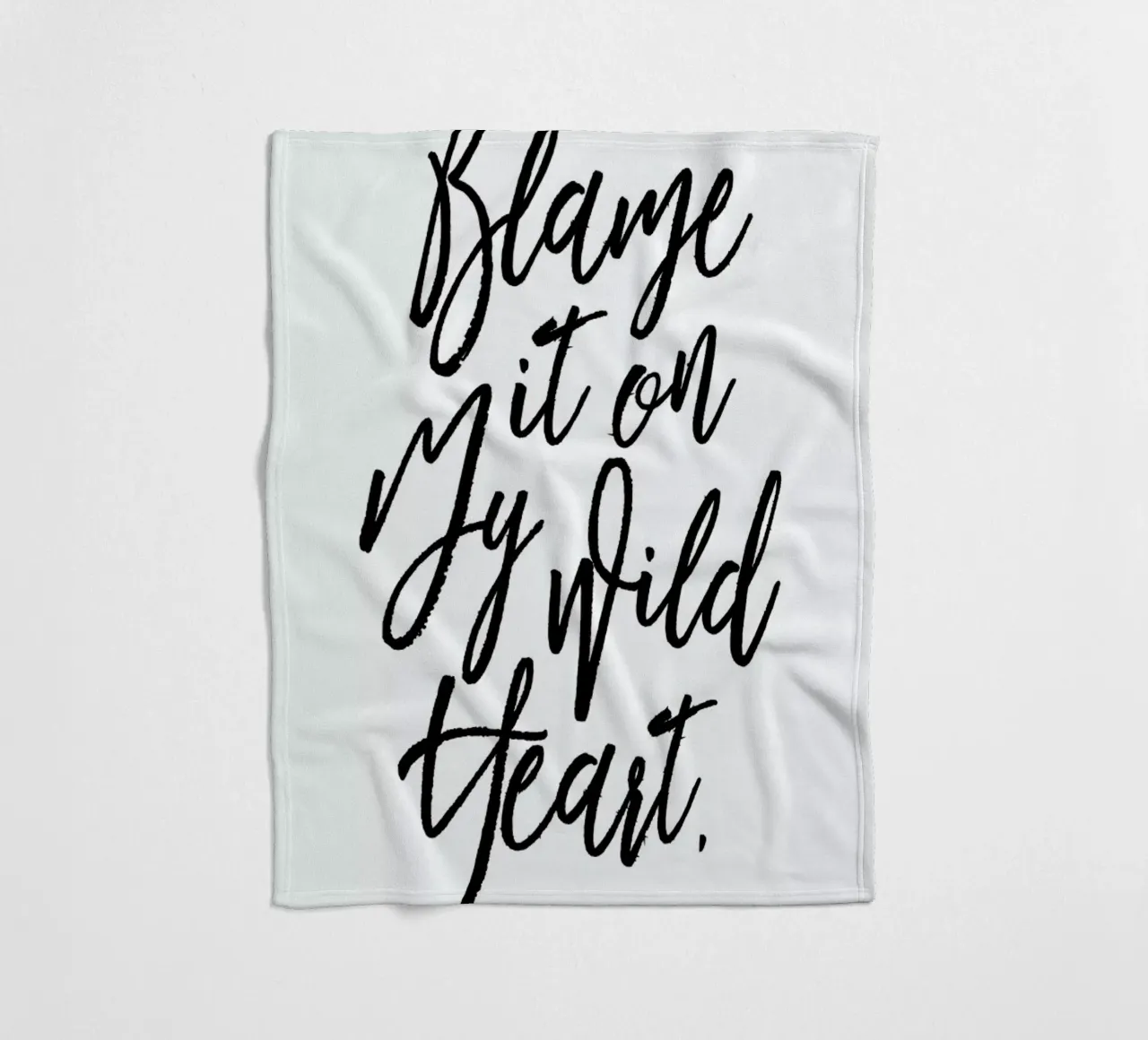 Blame It On My Wild Heart Fleecedecke von Honeymoon Hotel
