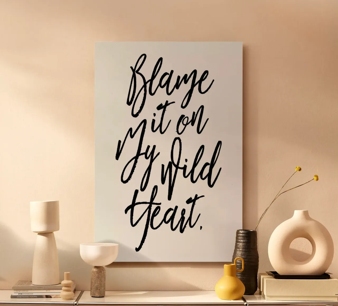 Blame It On My Wild Heart alluminio dibond da Honeymoon Hotel