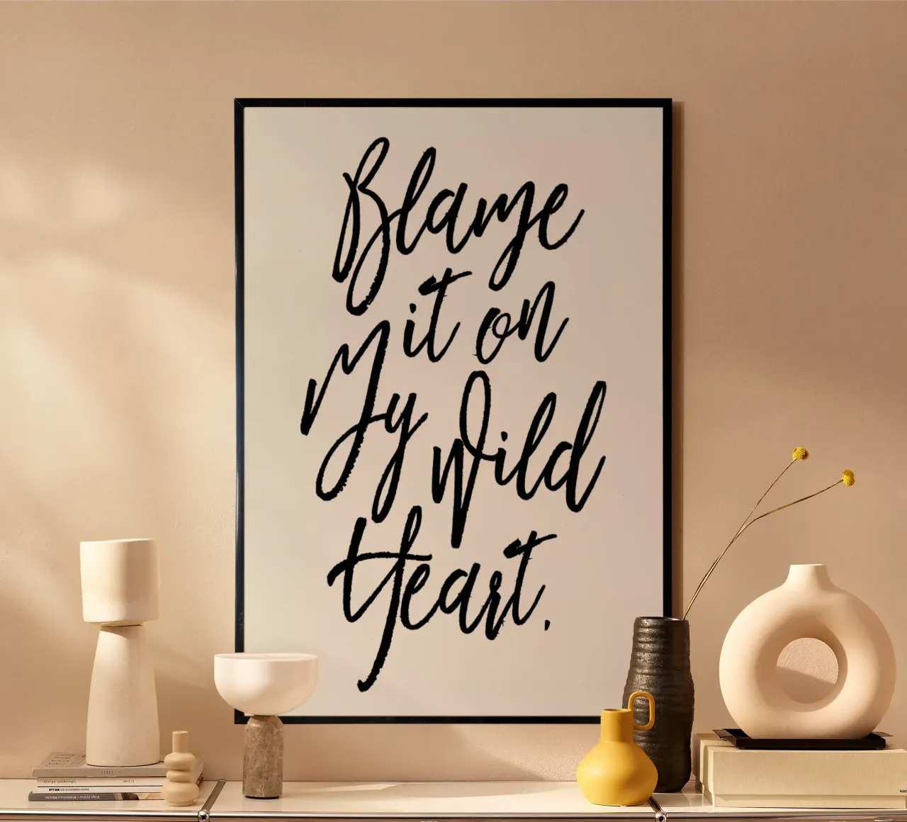 Blame It On My Wild Heart Hahnemühle von Honeymoon Hotel