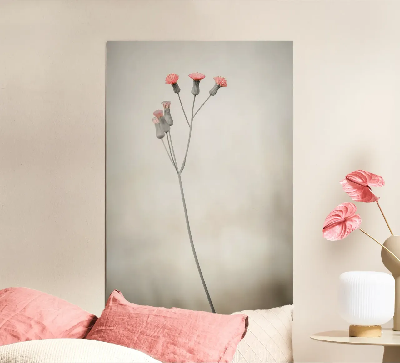 Wildflower Emilia Poster mit Kunststoffrahmen von adrianooliveiraphoto