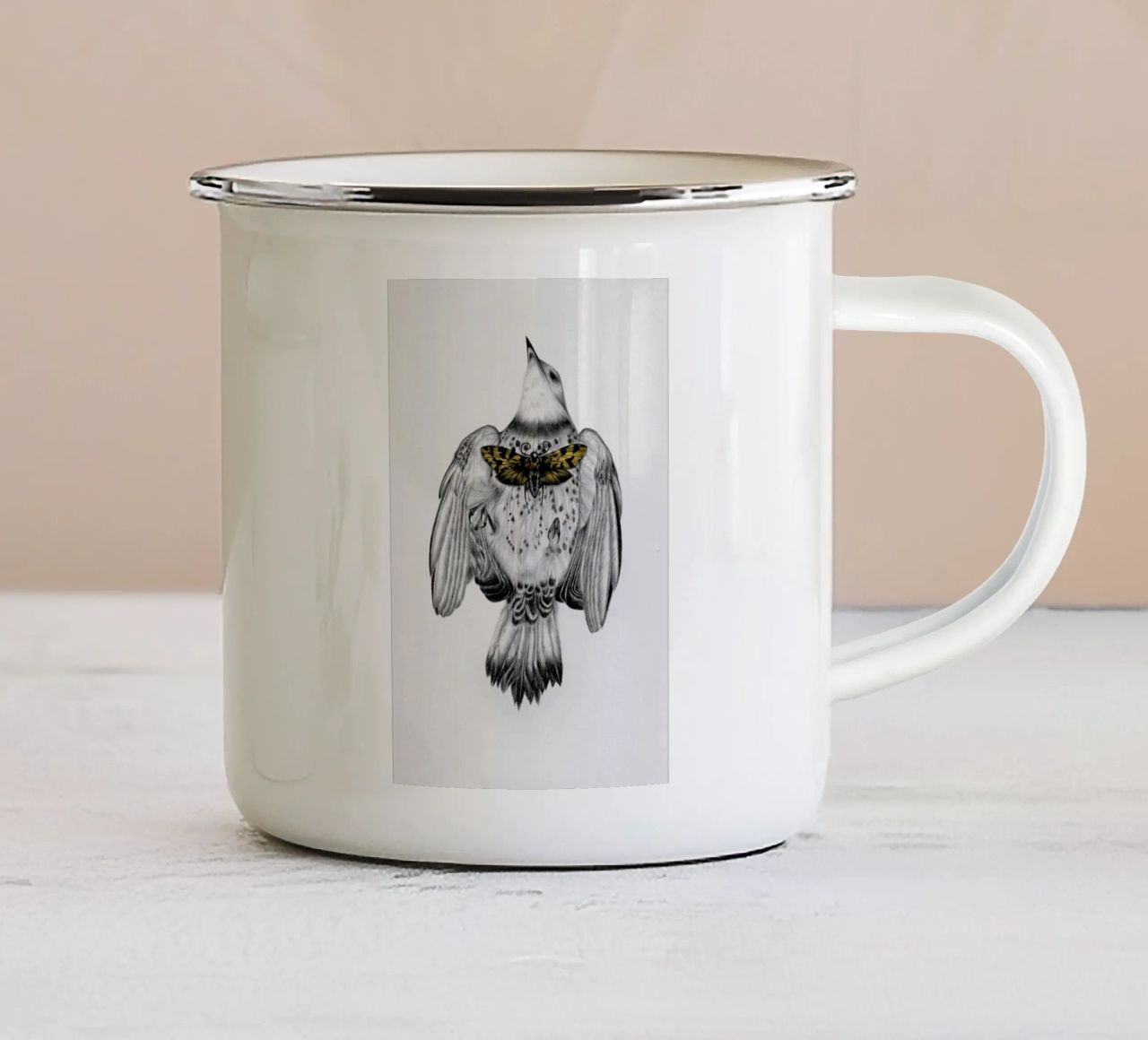Resurrect 4 tazza in smalto da The White Deer