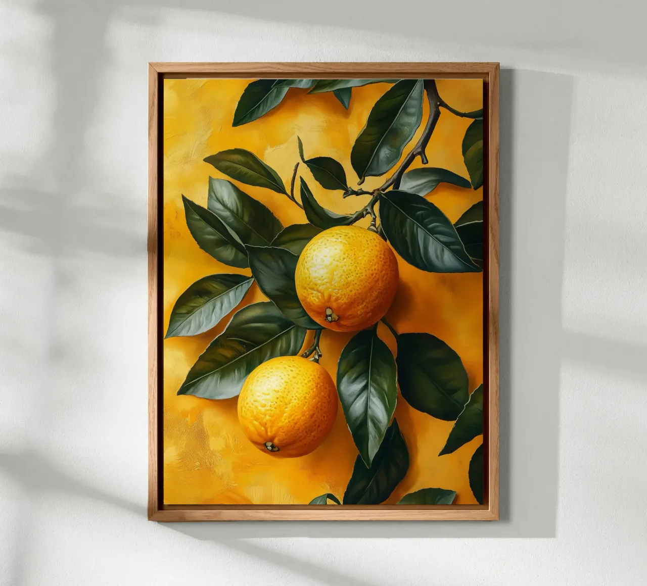 Oranges on branches alu-dibond by Spice & Style