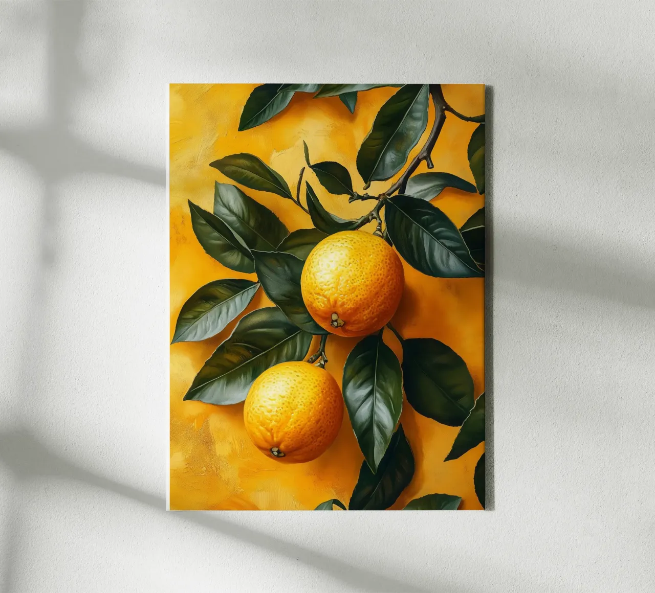 Oranges on branches canvas by Spice & Style