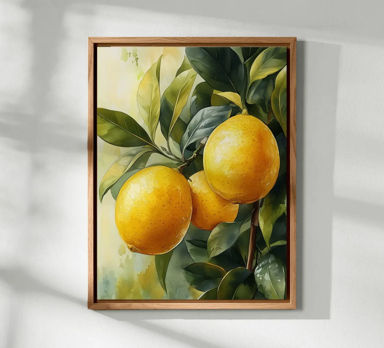 Limoni su ramo alluminio dibond da Spice & Style