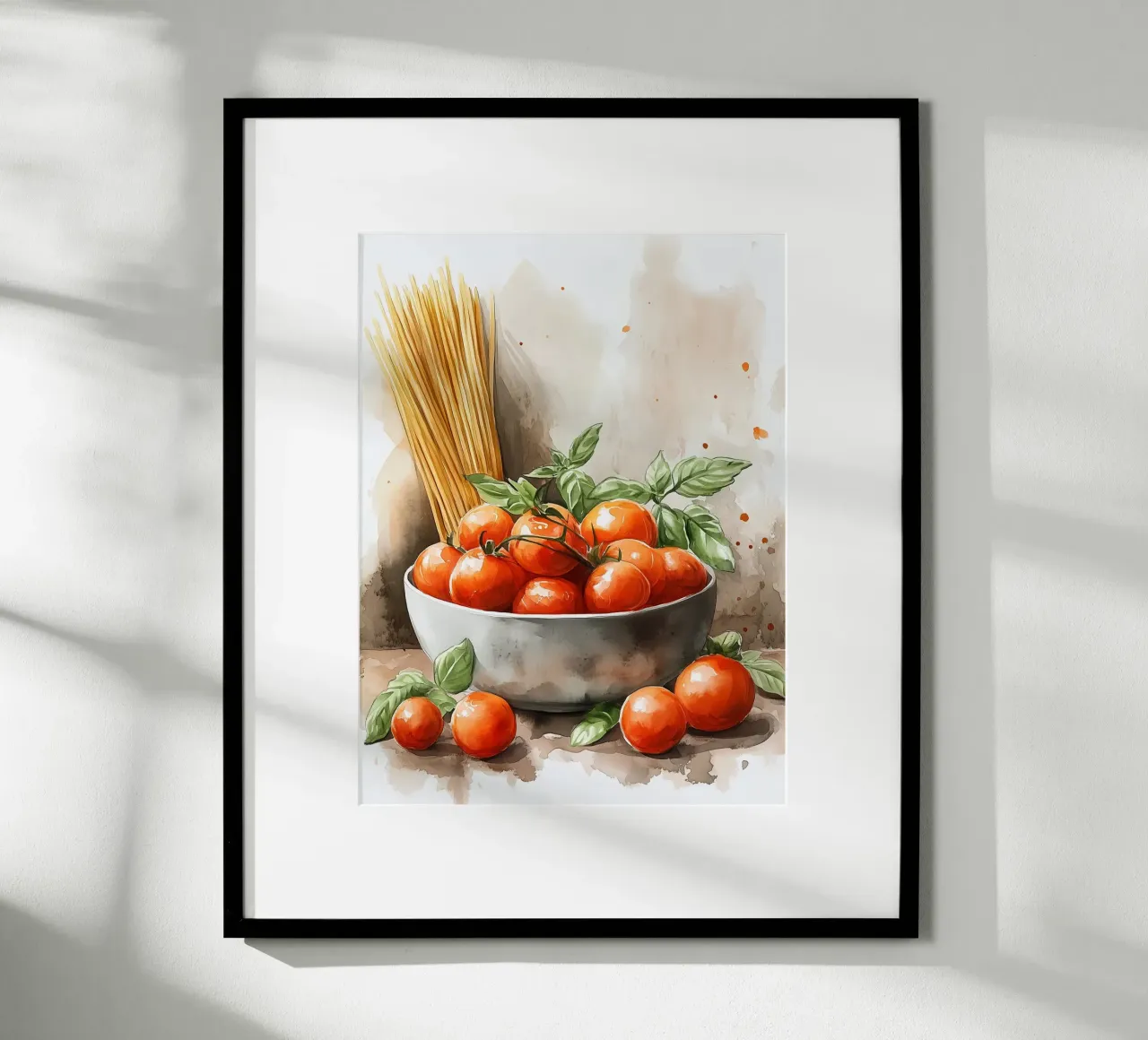 Pomodori e spaghetti carta hahnemühle da Spice & Style