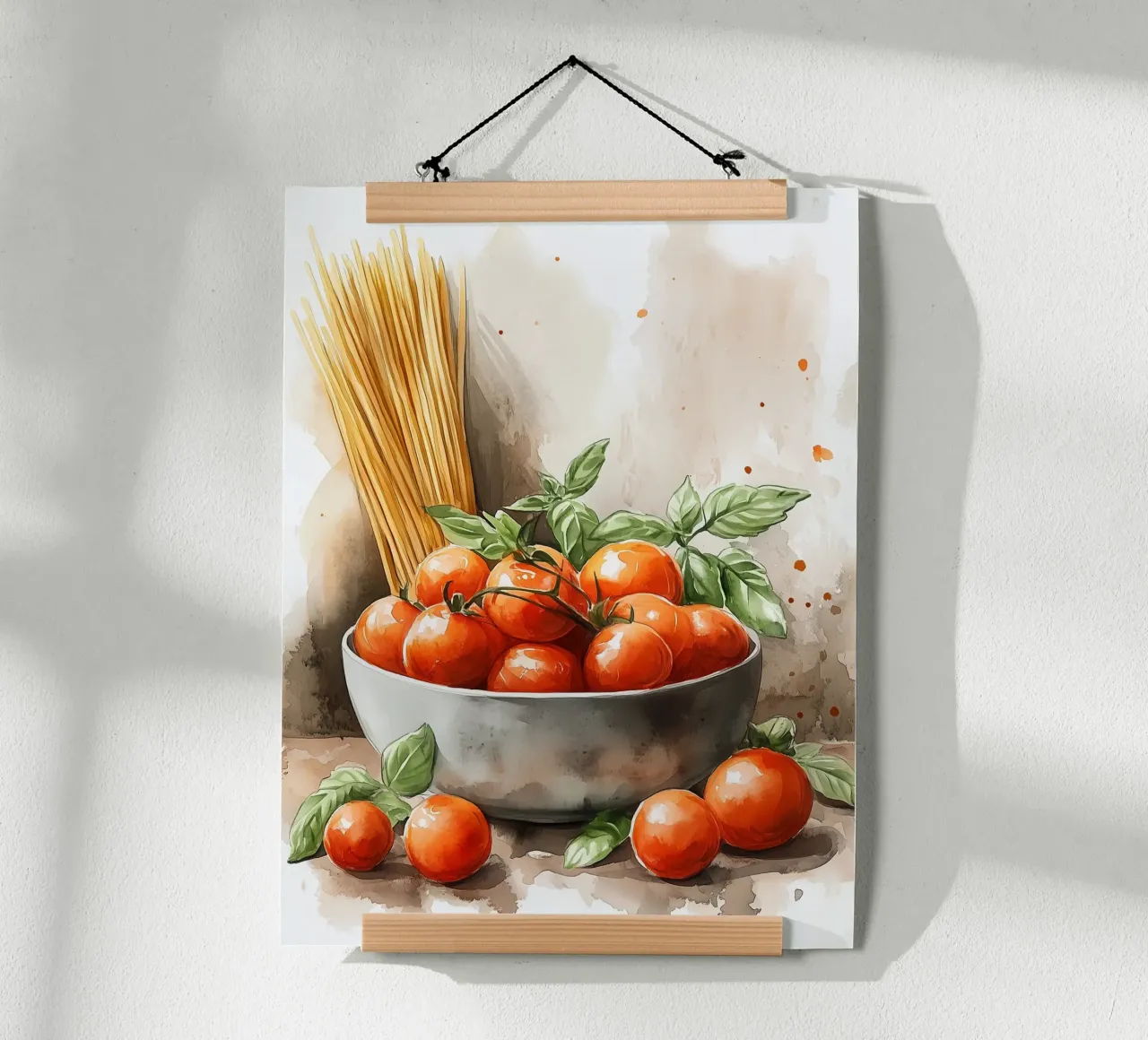 Pomodori e spaghetti carta hahnemühle da Spice & Style