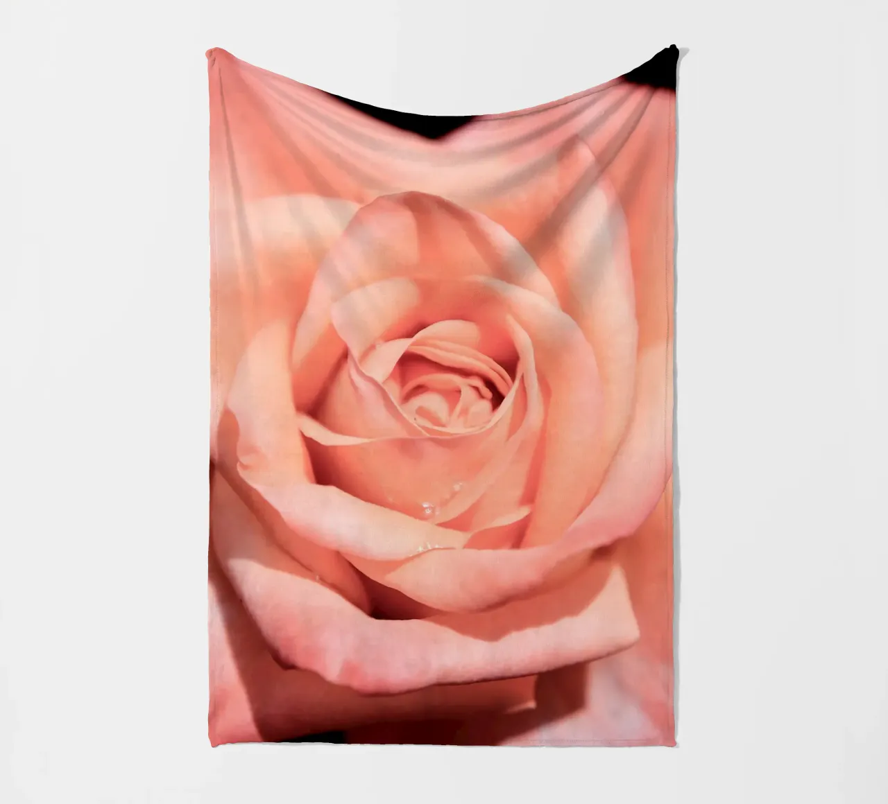Rose flower no. 1 (close up) fleece blanket by adrianooliveiraphoto