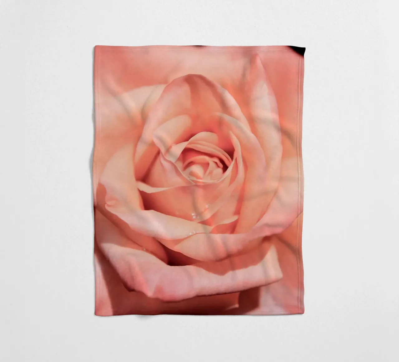 Rose flower no. 1 (close up) fleece blanket by adrianooliveiraphoto