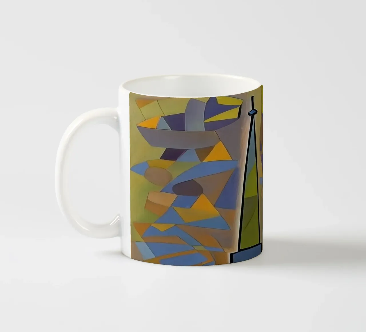 Visita guidata_Escursione_Cattedrale di Colonia_1 tazza in ceramica da Abstract Art by LK