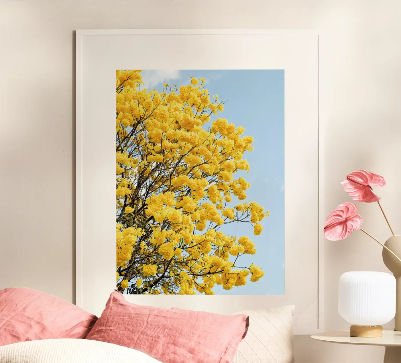 Yellow Ype Tree poster da adrianooliveiraphoto