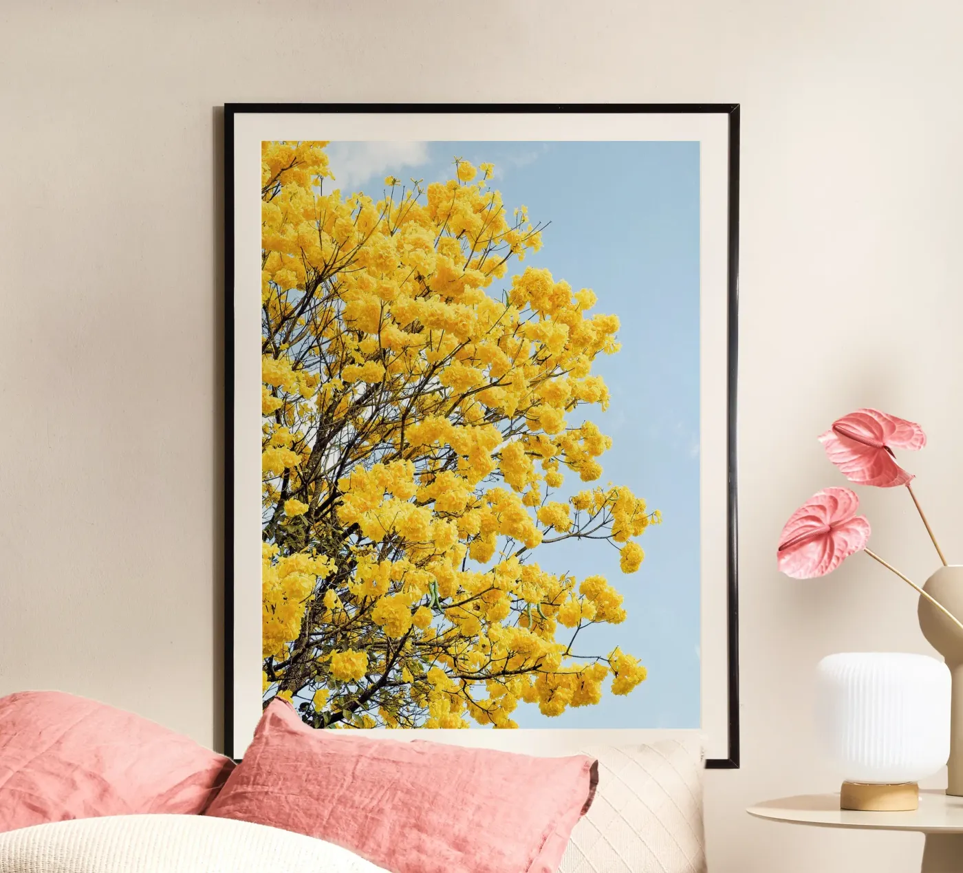 Yellow Ype Tree poster da adrianooliveiraphoto