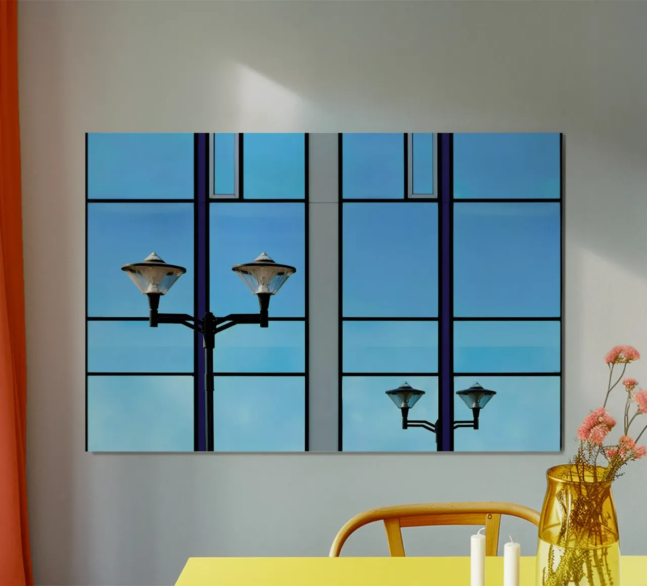 Dancing Lights - Henk Van Maastricht poster con telaio in legno da Pictufy