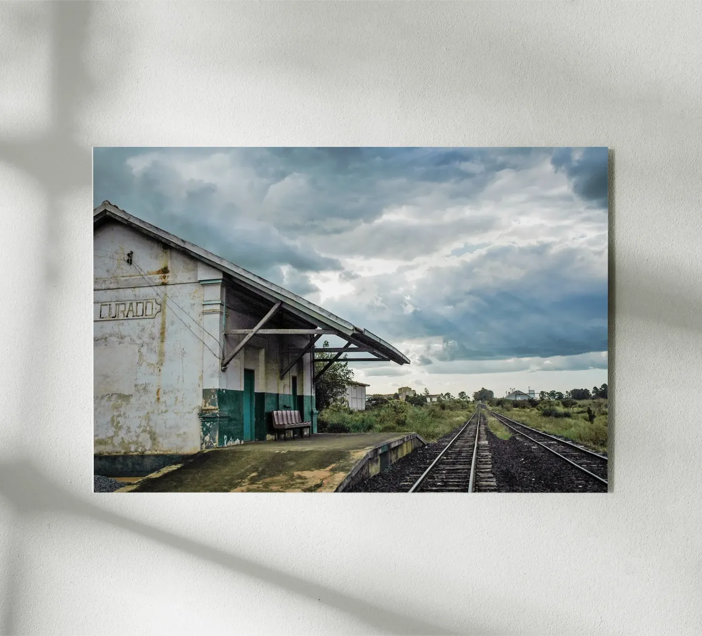 Old Train Station Acryl-Glas von adrianooliveiraphoto