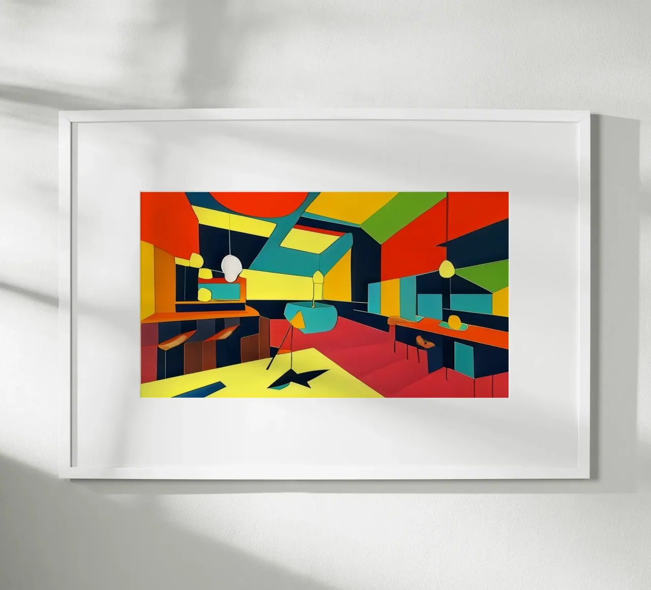 Mensa, cucina, sala comune poster da Abstract Art by LK