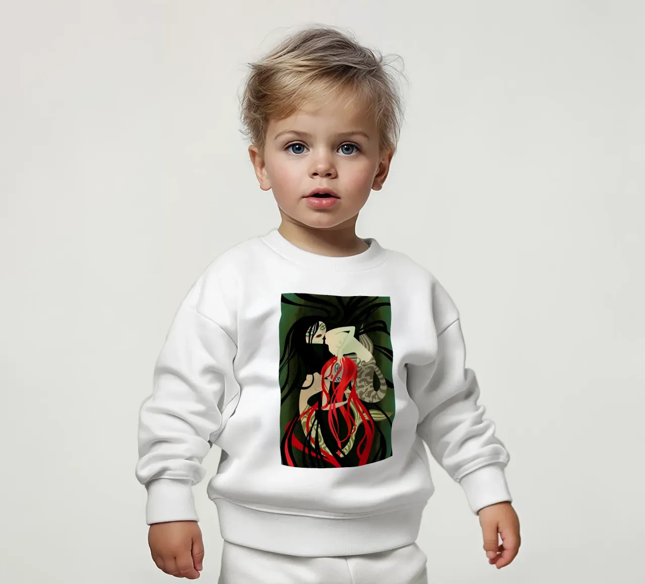 Mermaids Baby Sweatshirt von Lesja Chernish
