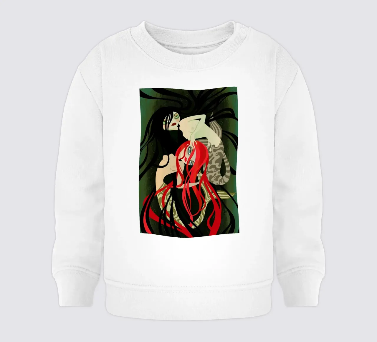 Mermaids Baby Sweatshirt von Lesja Chernish