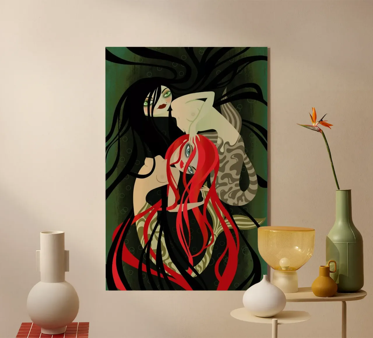 Mermaids plexiglass da Lesja Chernish