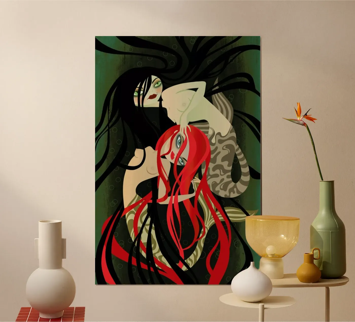 Mermaids poster da Lesja Chernish