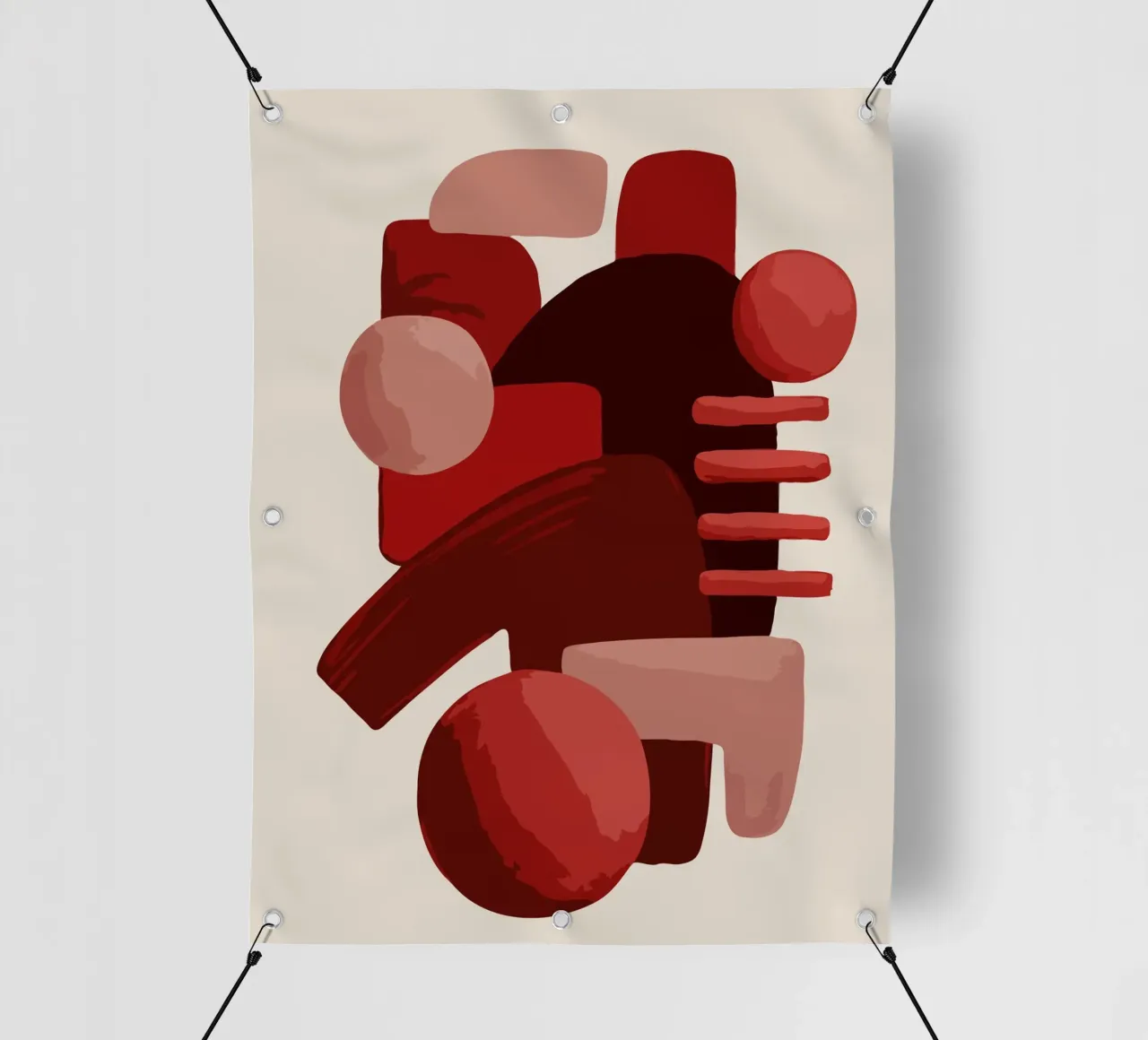 Abstract geometric shapes telo in pvc da ramosashop