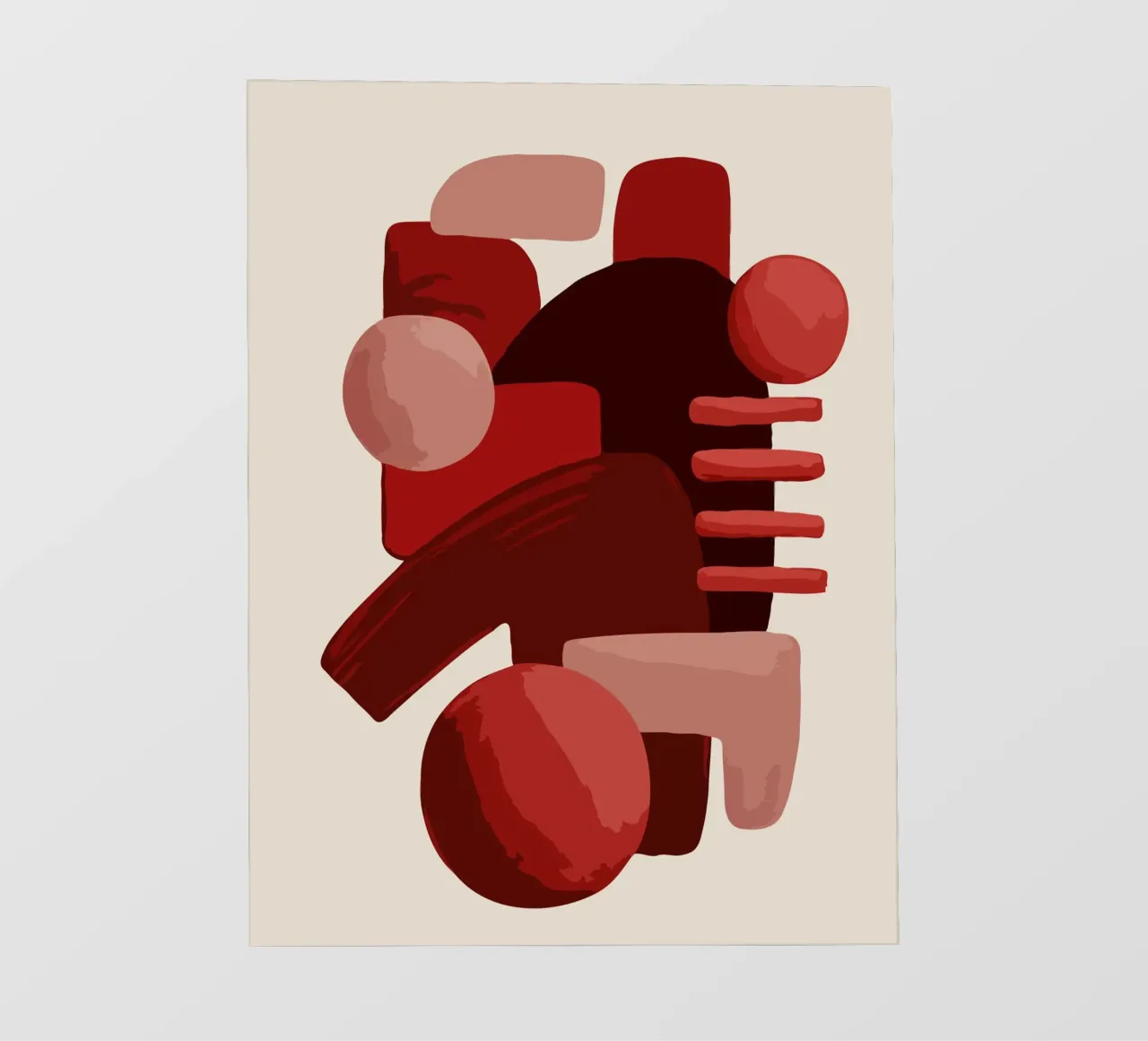 Abstract geometric shapes telo in pvc da ramosashop