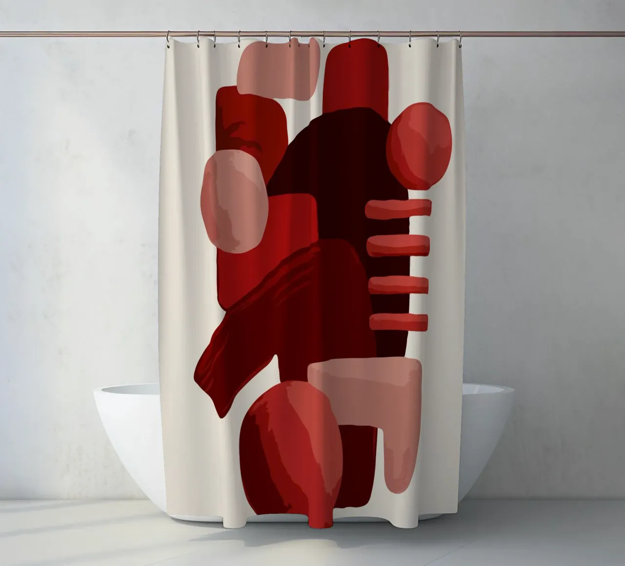 Abstract geometric shapes tenda da doccia da ramosashop